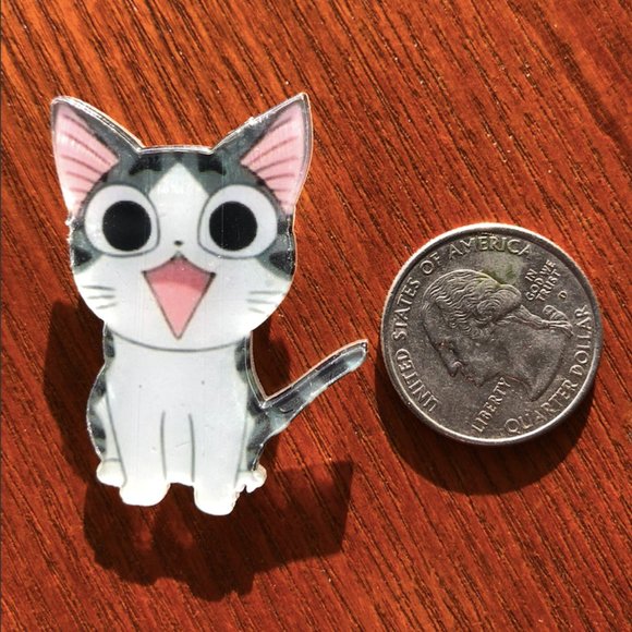 Happy Kitty Pin - Picture 3 of 4